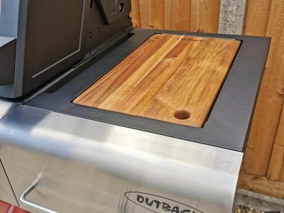 Removable wooden chopping board