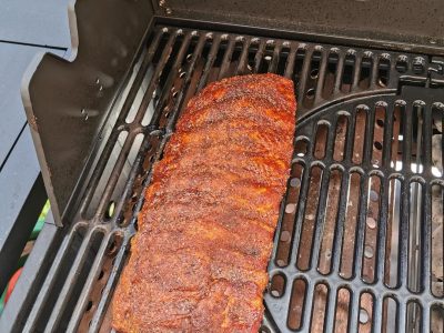 pork ribs cooking