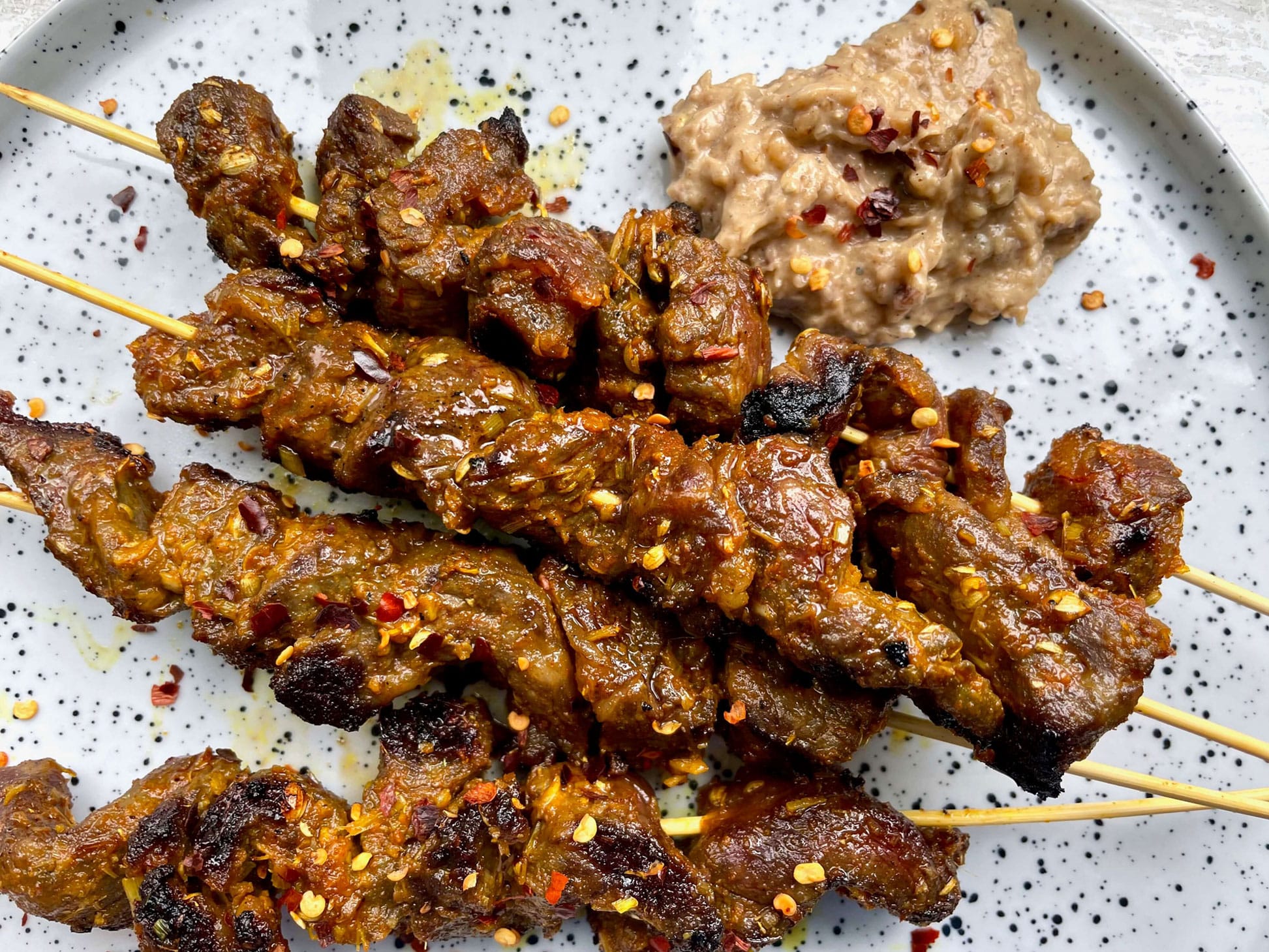 BBQ Beef Satay