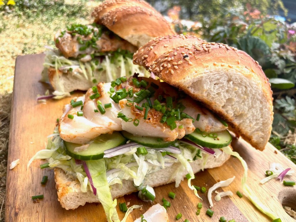 Grilled fish sandwich near me