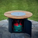 Sherwood Gas Fire Pit with Timber Table