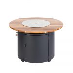 Sherwood Gas Fire Pit with Timber Table