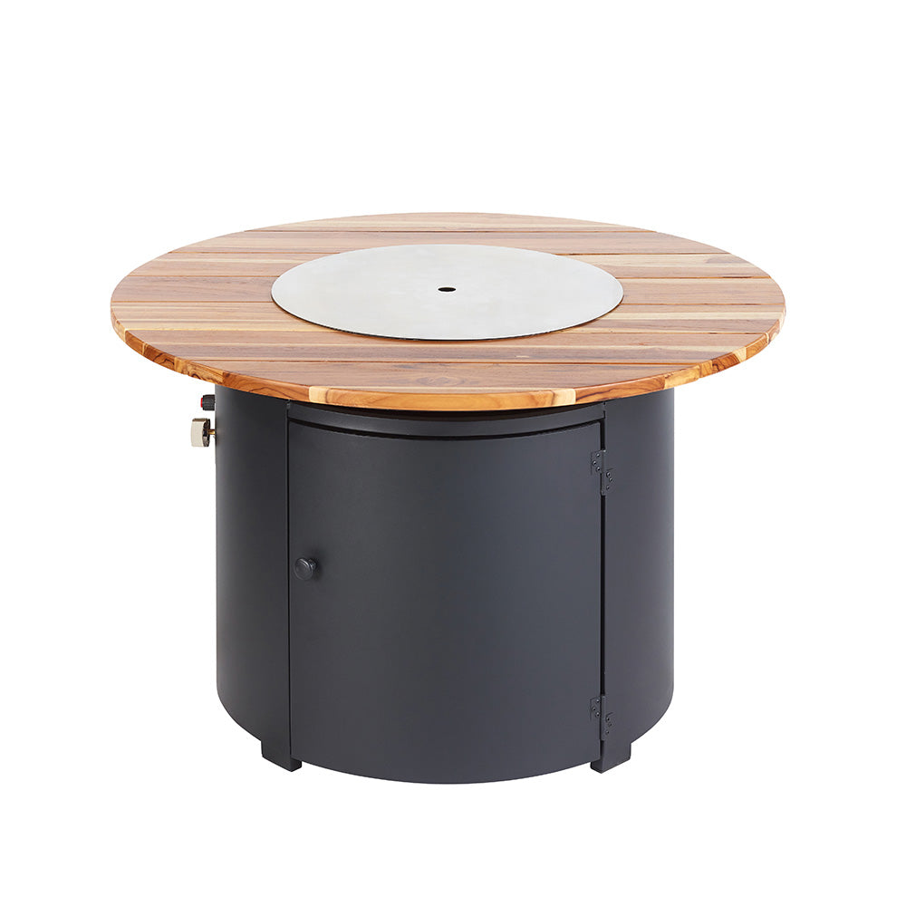 Sherwood Gas Fire Pit with Timber Table