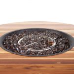 Sherwood Gas Fire Pit with Timber Table