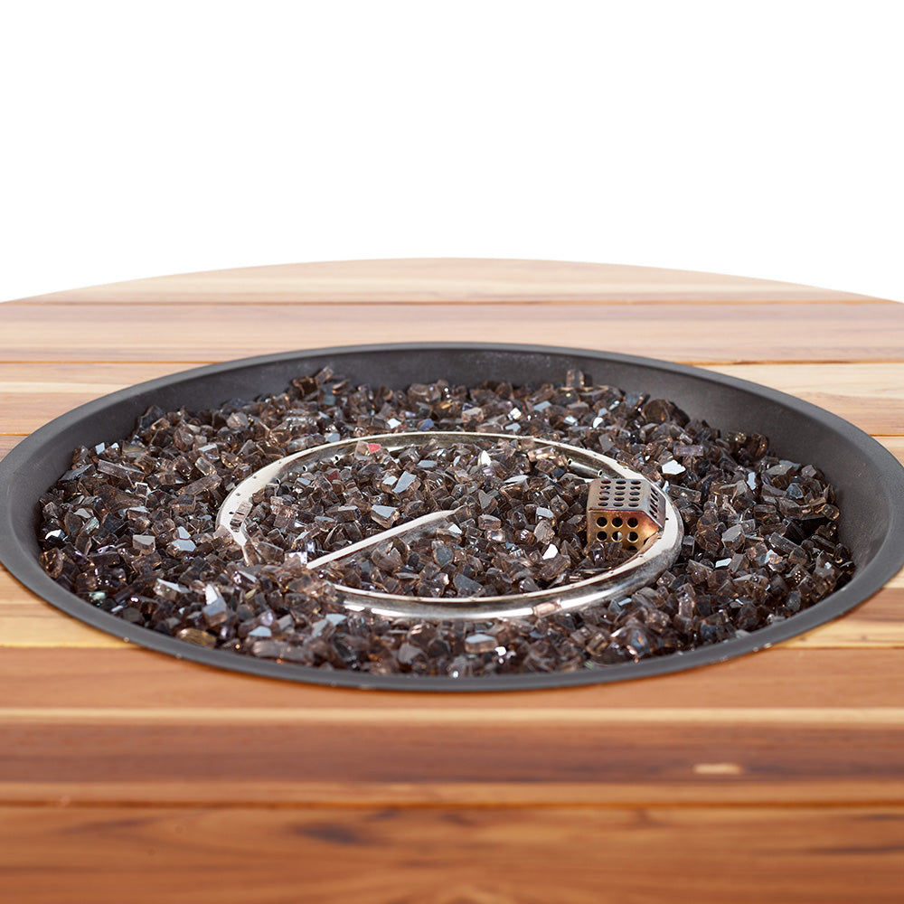 Sherwood Gas Fire Pit with Timber Table
