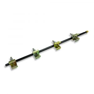 Gas Rail - Meteor 4 Burner with 8mm valve spindle