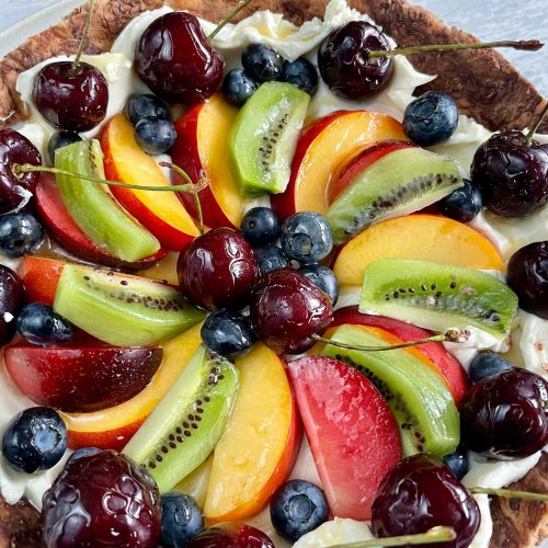 Chocolate and Mascarpone Fruit Tart