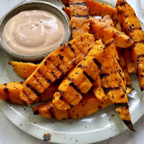 Smoky Chipotle Grilled Sweet Potatoes