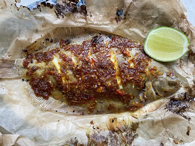 Sambal Grilled Sole