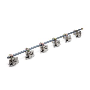 Gas Rail - Meteor 6 Stainless Steel front