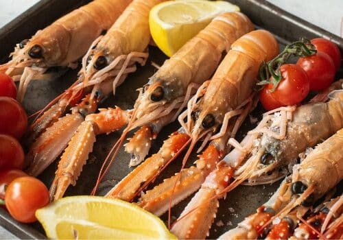 Outbacks Barbecue Langoustines with chilli and lemon