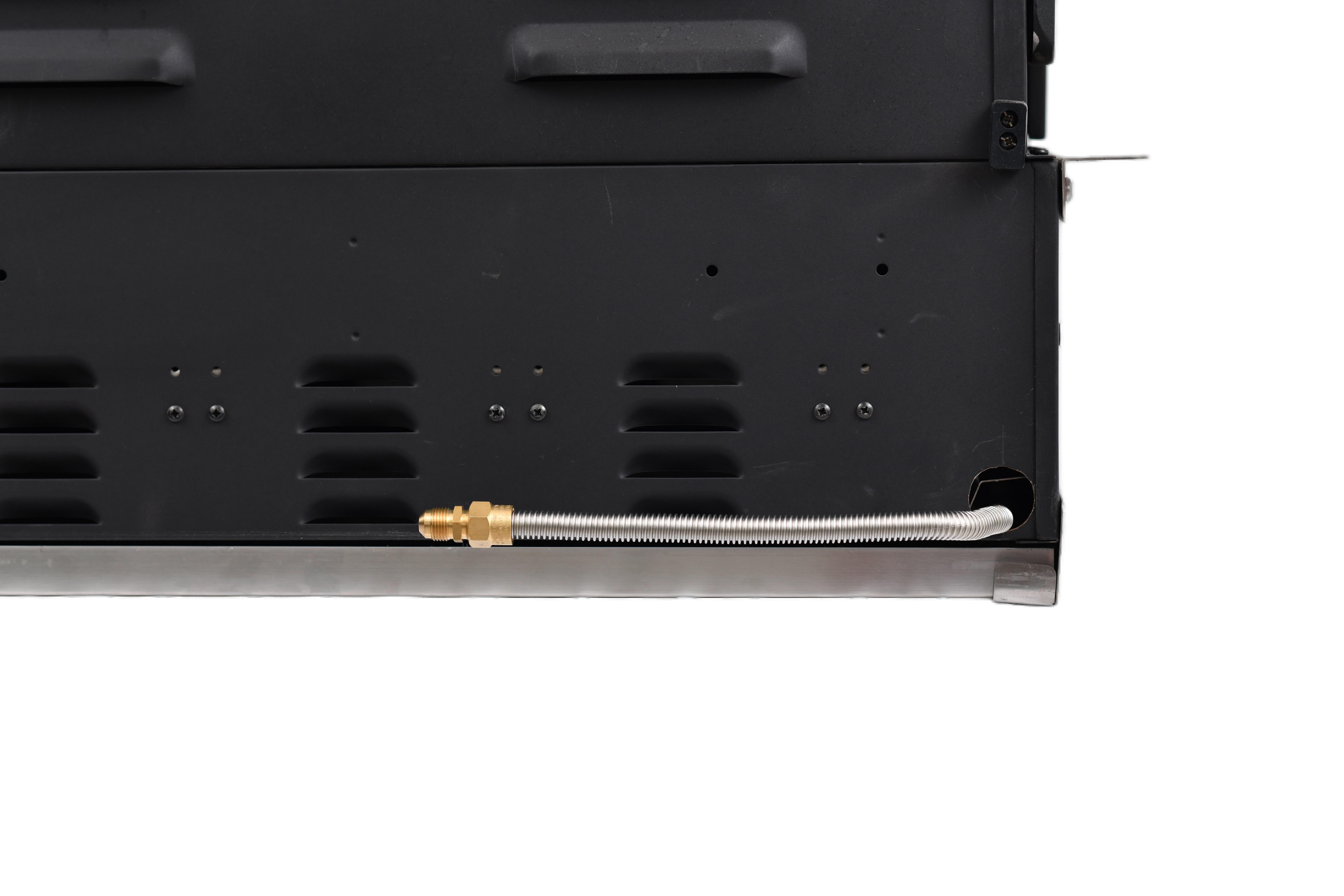 OUT371209 – Jupiter 4 Burner Hybrid Black – Built In