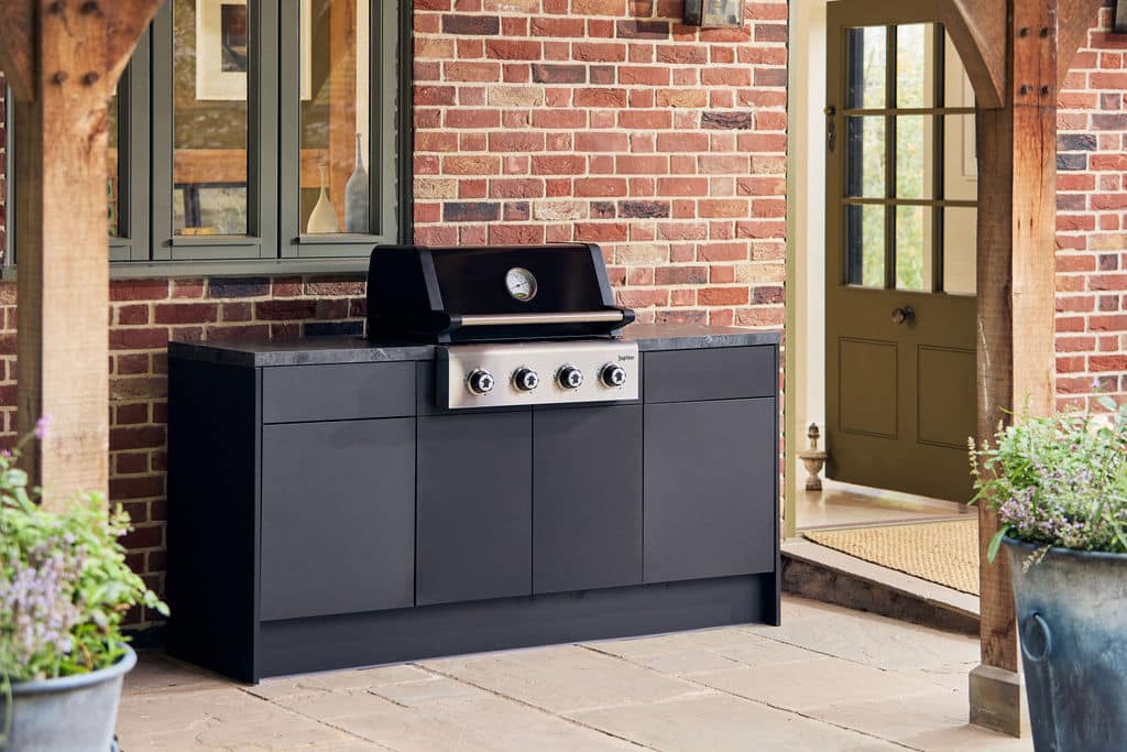 OUT371209 – Jupiter 4 Burner Hybrid Black – Built In