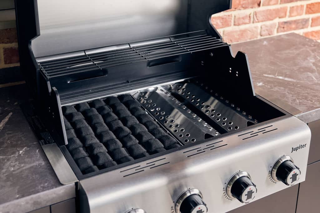 OUT371209 – Jupiter 4 Burner Hybrid Black – Built In