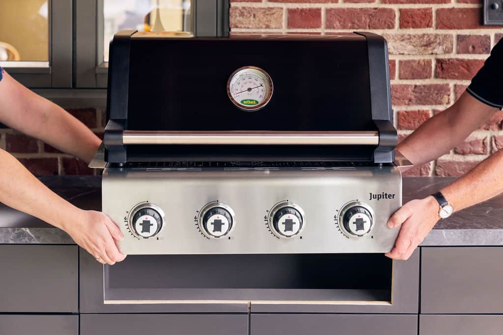 OUT371209 – Jupiter 4 Burner Hybrid Black – Built In