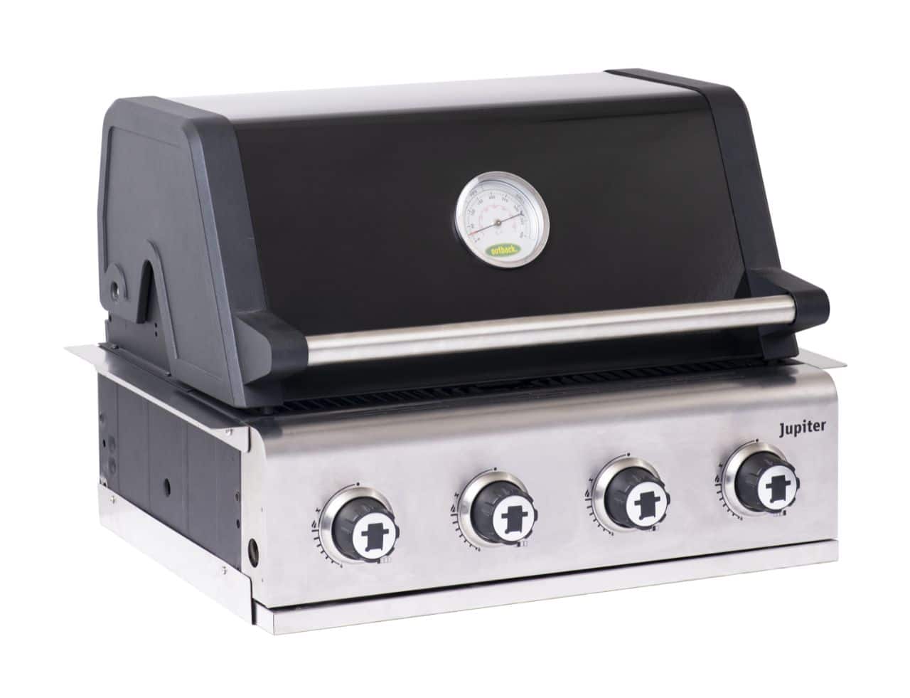 OUT371209 – Jupiter 4 Burner Hybrid Black – Built In