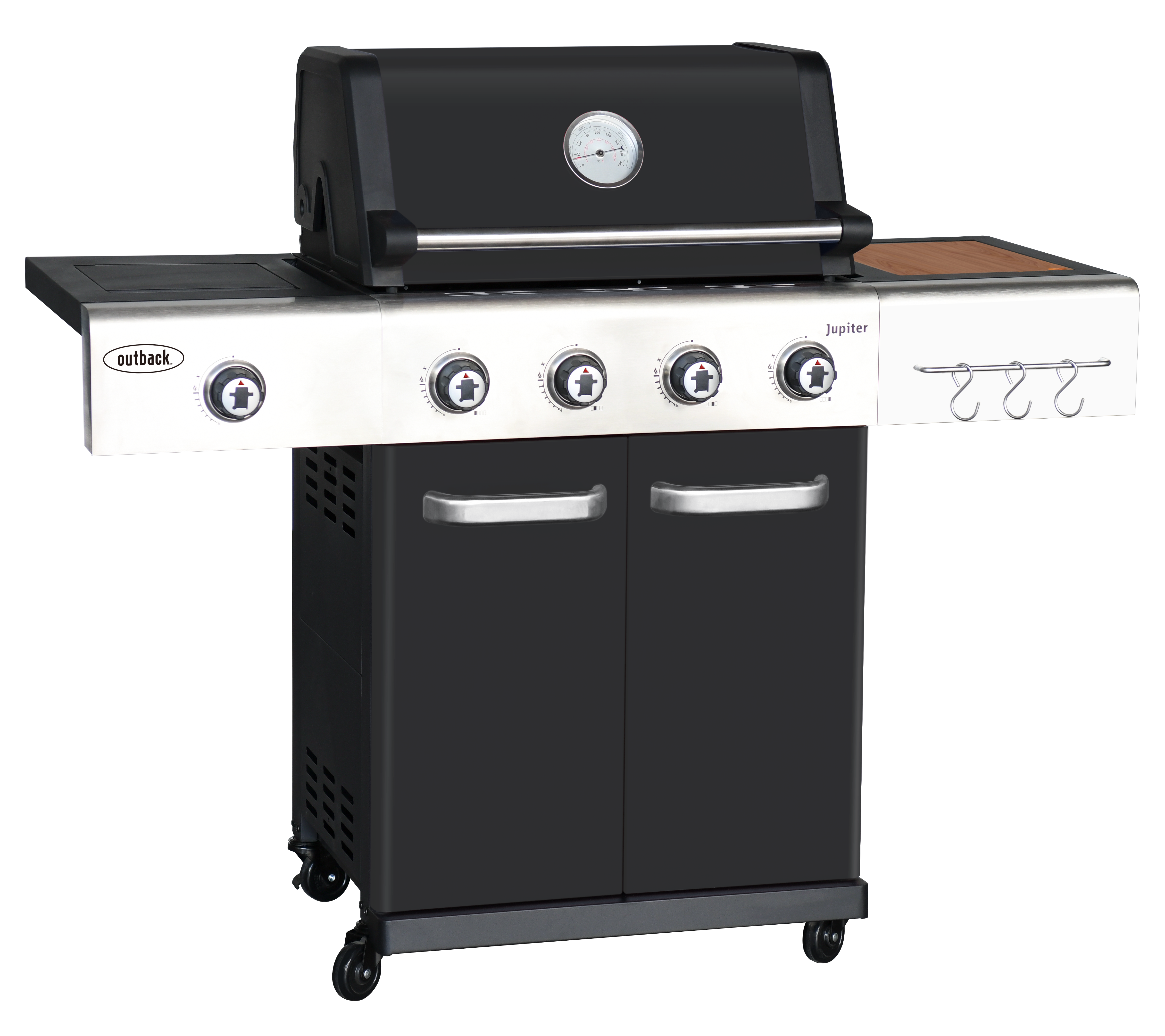 OUT370793 - Jupiter 4 Burner Hybrid Black