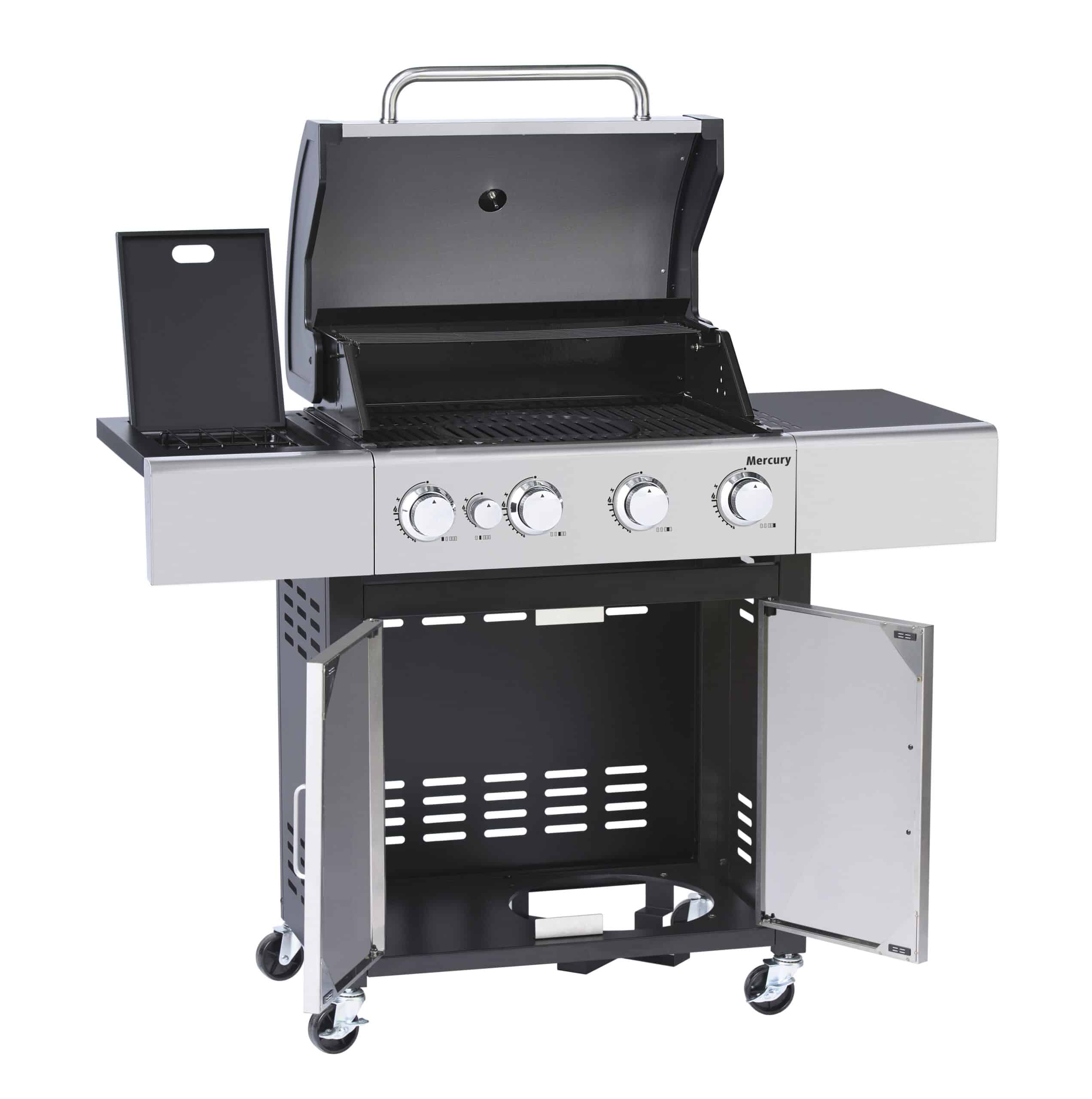 Mercury 4 Burner – Stainless Steel