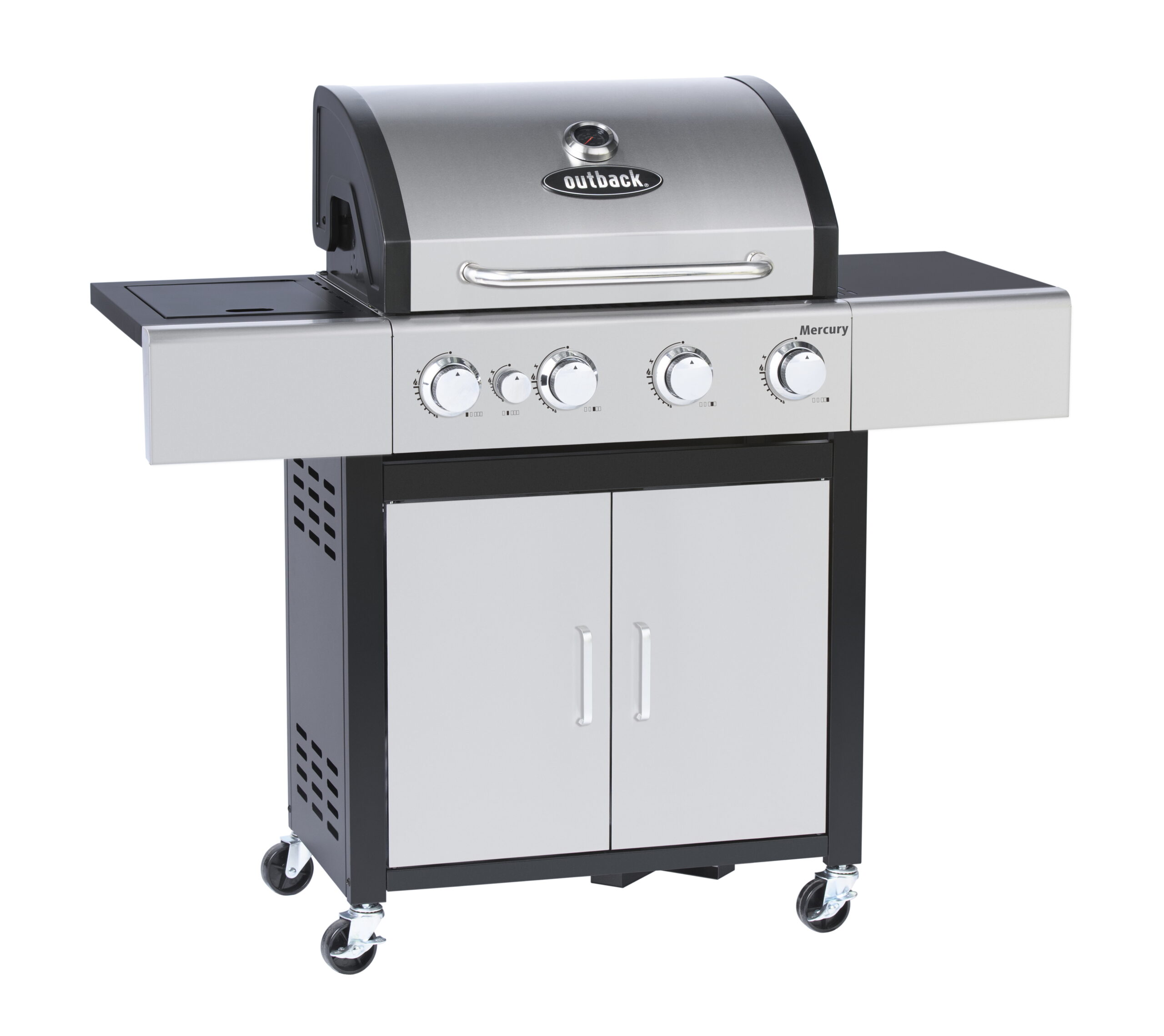 Mercury 4 Burner – Stainless Steel