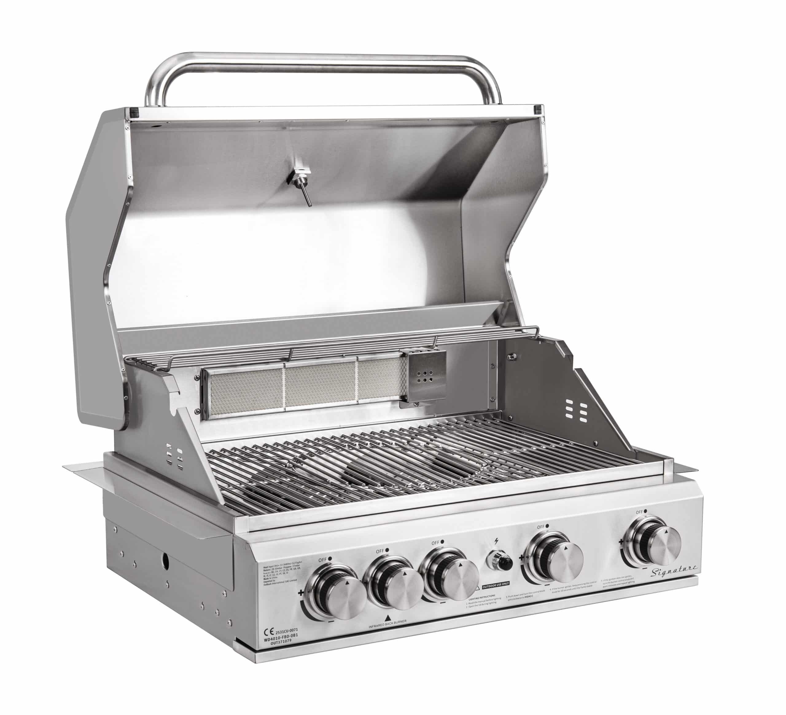 Signature 4 Burner Hybrid Stainless Steel – Built In