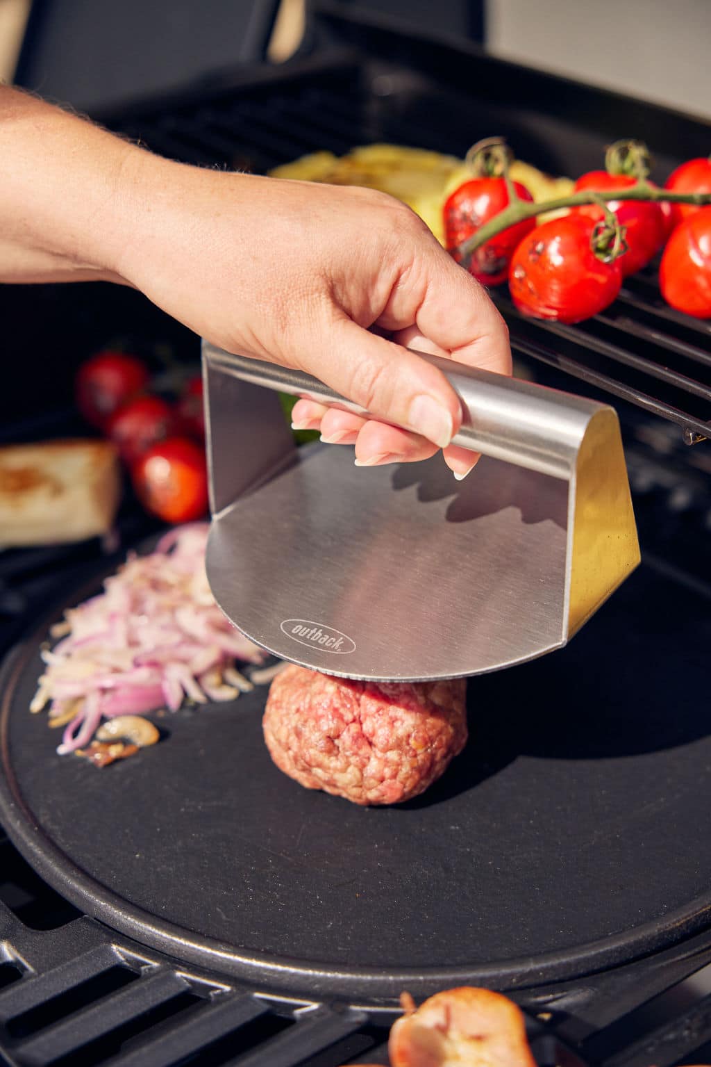 Stainless Steel Burger Press