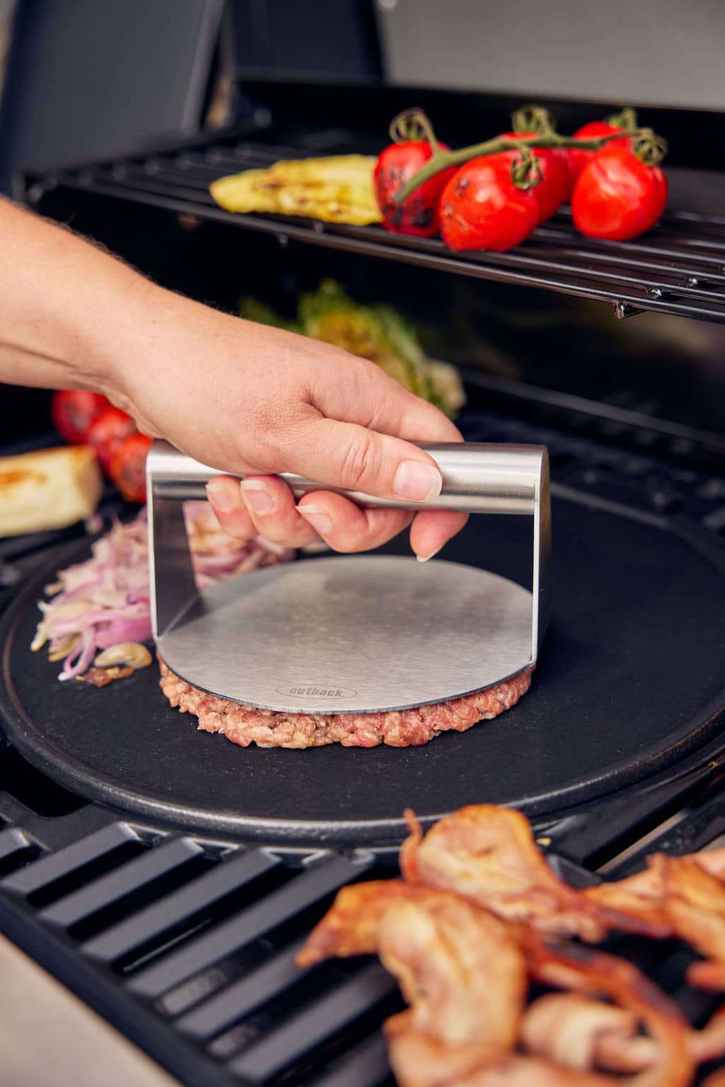 Stainless Steel Burger Press
