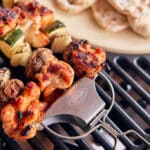 Two Pack Three Prong Skewers with Bag